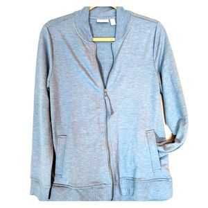 Logo Blue Full Zip Jacket sz Small